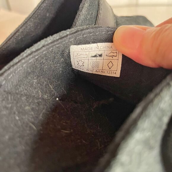 Crocs Leather Suede Cobbler Studded Slip On Platform Clog Mules Shoes - Picture 13 of 13